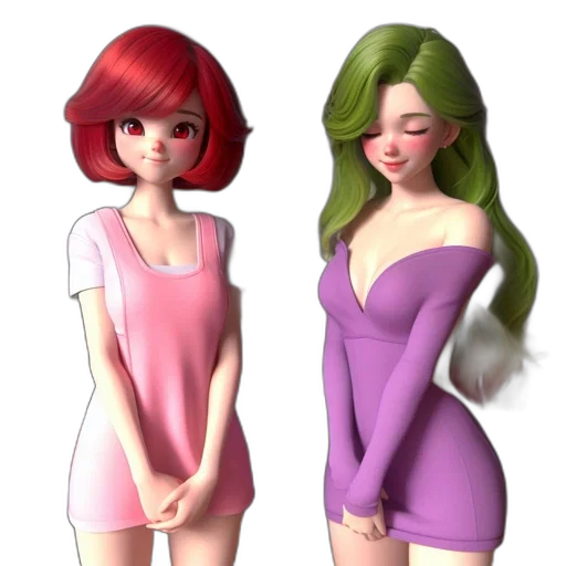 dress, 3d render, concept art, fantasy art transparent PNG cut-out
