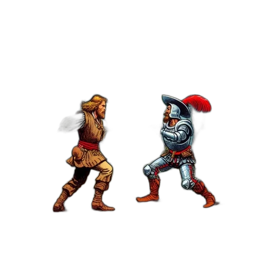 pixel art, concept art, 3d render, fantasy art transparent PNG cut-out