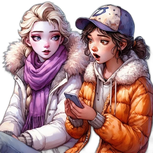 jacket, face, hat, concept art transparent PNG cut-out