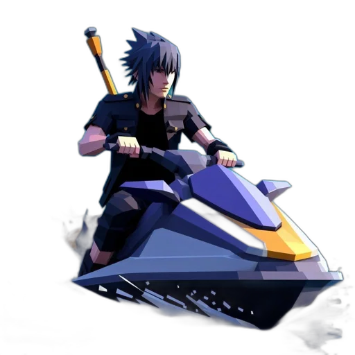 weapon, sword, 3d render, concept art transparent PNG cut-out