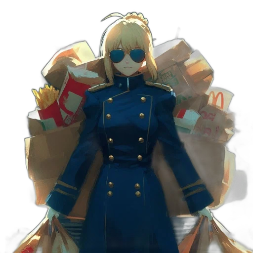 jacket, robot, dress, staff transparent PNG cut-out