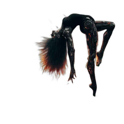 hair, creature, animal, staff transparent PNG cut-out