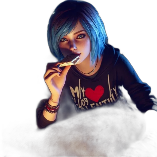 face, staff, jacket, concept art transparent PNG cut-out