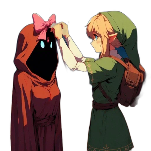 mask, dress, staff, crown transparent PNG cut-out