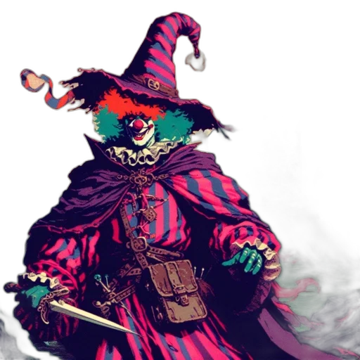 staff, mask, creature, hat transparent PNG cut-out