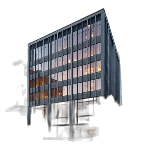 building, furniture, 3d render, concept art transparent PNG cut-out