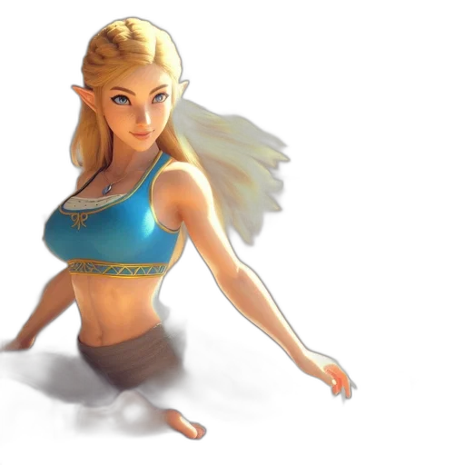 fantasy art, concept art, 3d render, pixel art transparent PNG cut-out