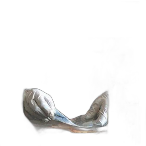 shoes, mask, hair, staff transparent PNG cut-out