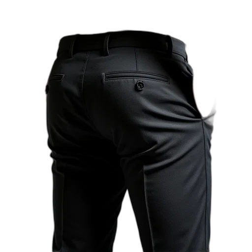 jacket, 3d render, dark, back transparent PNG cut-out