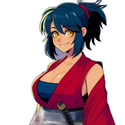 dress, staff, anime, concept art transparent PNG cut-out