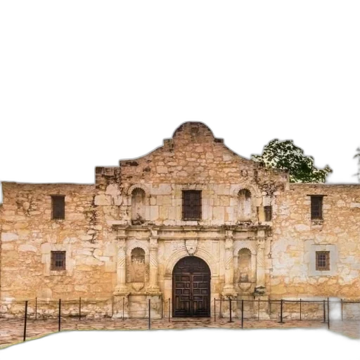 building, crown, city street, alamo transparent PNG cut-out