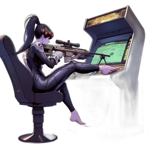 weapon, furniture, robot, staff transparent PNG cut-out