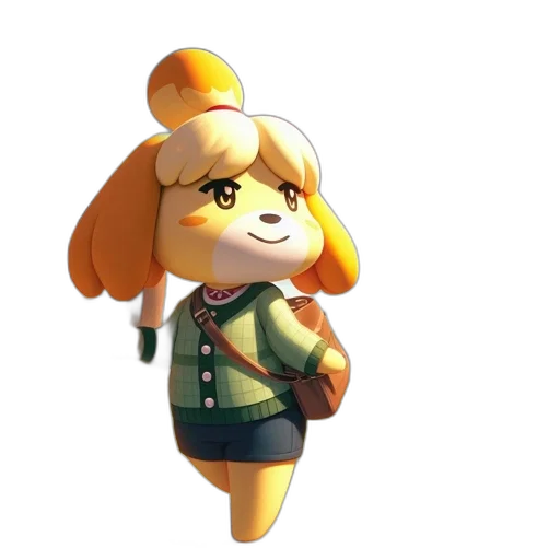 staff, jacket, animal, hat transparent PNG cut-out