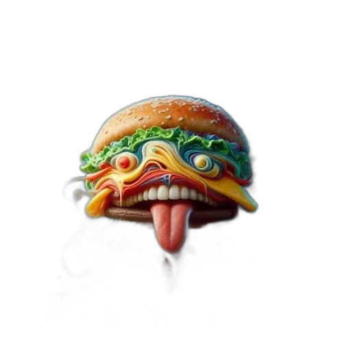 food, face, creature, animal transparent PNG cut-out