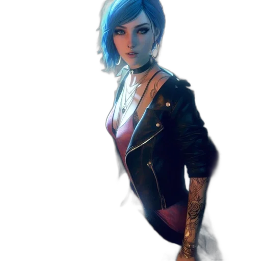 jacket, staff, dress, robot transparent PNG cut-out