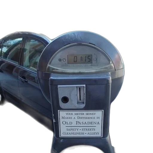 car, parking, meter, old transparent PNG cut-out