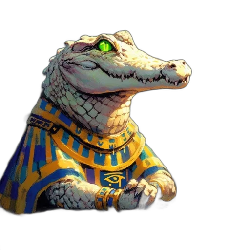 dragon, creature, animal, staff transparent PNG cut-out