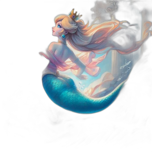 concept art, fantasy art, watercolor, pixel art transparent PNG cut-out