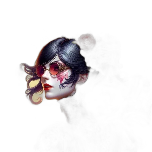mask, face, creature, crown transparent PNG cut-out