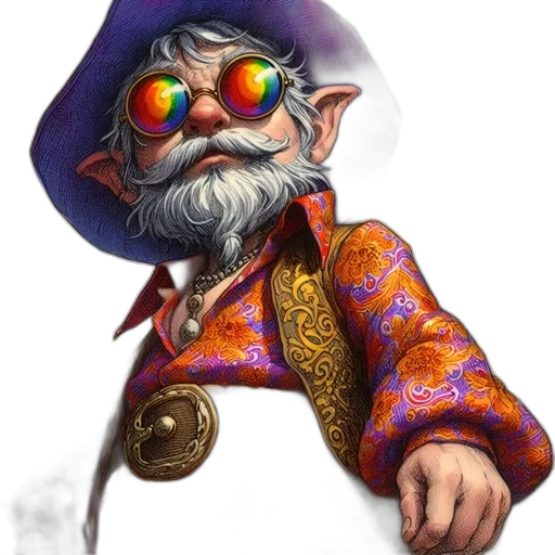 staff, face, jacket, fantasy art transparent PNG cut-out