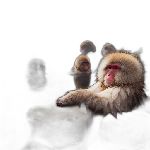 animal, creature, staff, photorealistic transparent PNG cut-out