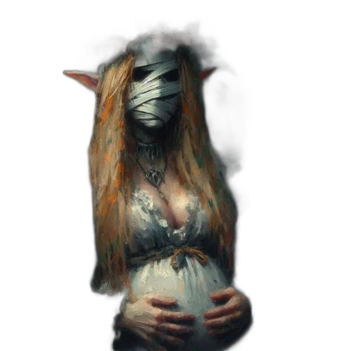 creature, mask, dress, dragon transparent PNG cut-out