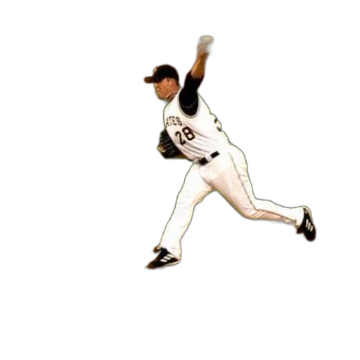 cartoon, baseball, player, white transparent PNG cut-out