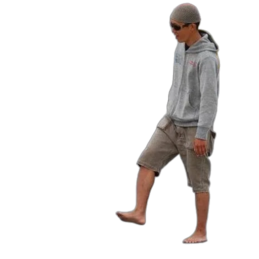 jacket, hat, creature, shoes transparent PNG cut-out