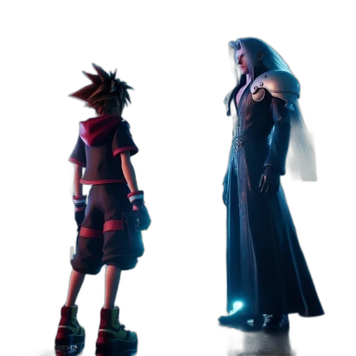 sword, dress, concept art, 3d render transparent PNG cut-out