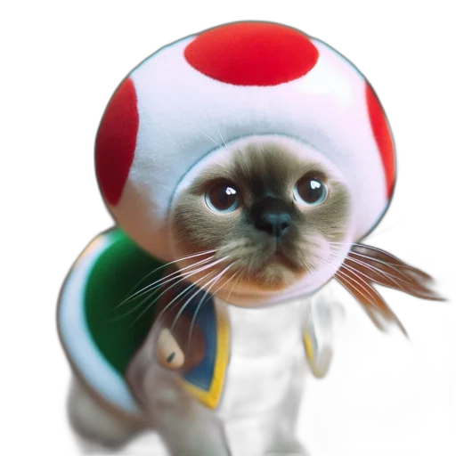 hat, animal, creature, staff transparent PNG cut-out