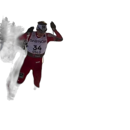 fire, two, skiers, race transparent PNG cut-out