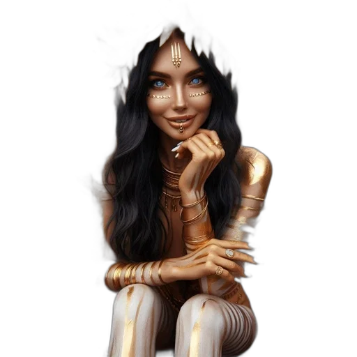 jewelry, fantasy art, concept art, comic book art transparent PNG cut-out