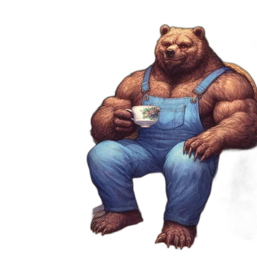 animal, food, concept art, pixel art transparent PNG cut-out