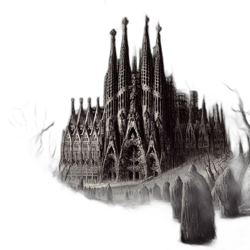 building, crown, concept art, fantasy art transparent PNG cut-out
