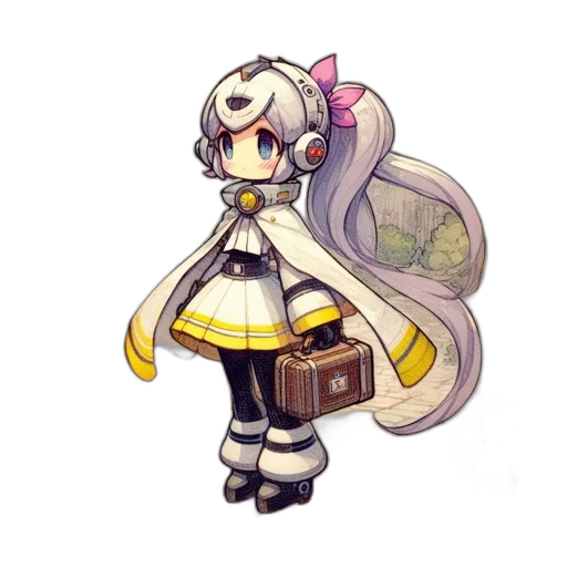 staff, robot, weapon, pixel art transparent PNG cut-out