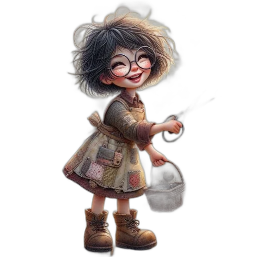 staff, dress, jacket, face transparent PNG cut-out