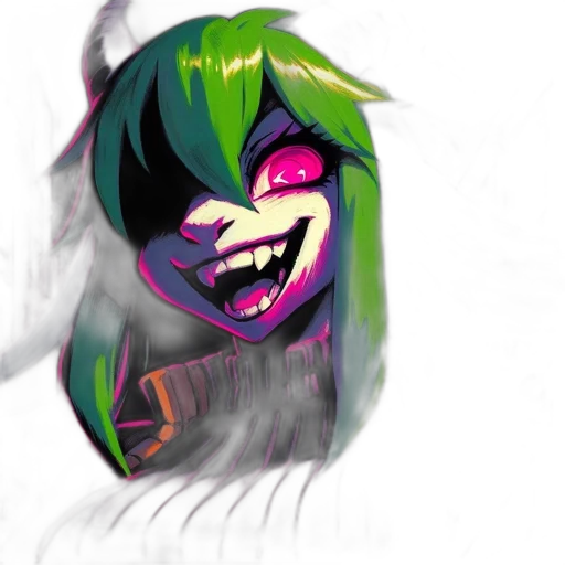 mask, creature, face, hair transparent PNG cut-out