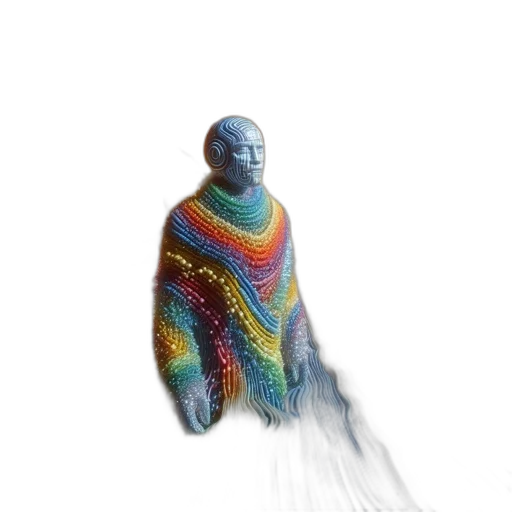 jacket, creature, dress, mask transparent PNG cut-out