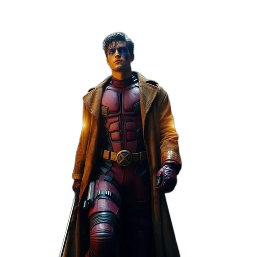 jacket, concept art, 3d render, comic book art transparent PNG cut-out