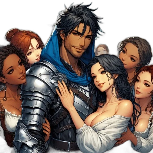 sword, fantasy art, concept art, comic book art transparent PNG cut-out