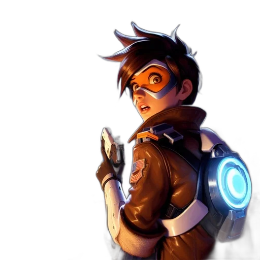 jacket, staff, robot, weapon transparent PNG cut-out
