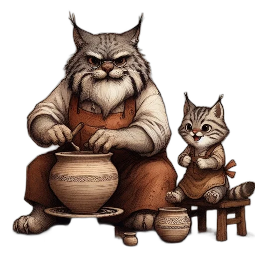fantasy art, concept art, photorealistic, oil painting transparent PNG cut-out