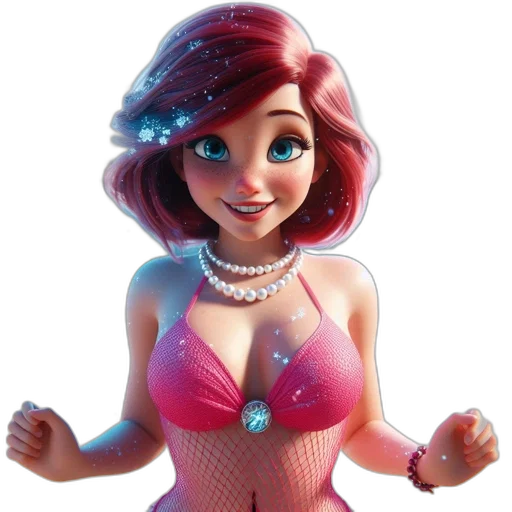 jewelry, dress, 3d render, concept art transparent PNG cut-out