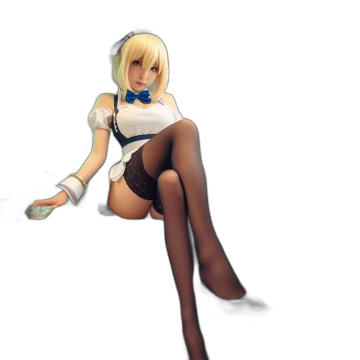 staff, dress, weapon, robot transparent PNG cut-out