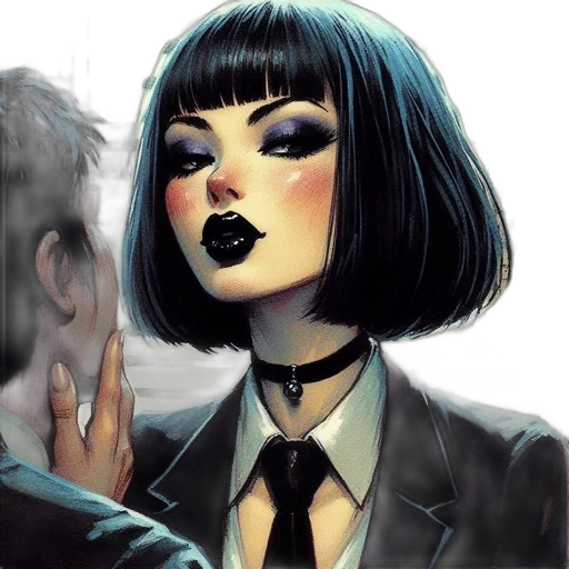 face, mask, comic book art, concept art transparent PNG cut-out