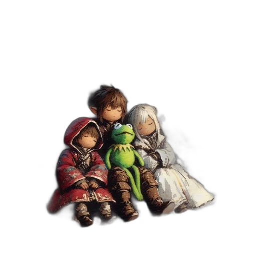 concept art, oil painting, pixel art, 3d render transparent PNG cut-out