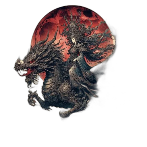 dragon, animal, creature, mask transparent PNG cut-out