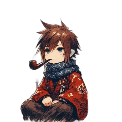 staff, jacket, dragon, animal transparent PNG cut-out