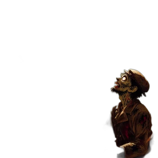 face, staff, hat, mask transparent PNG cut-out