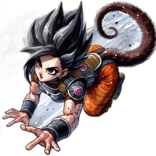 hair, staff, animal, creature transparent PNG cut-out